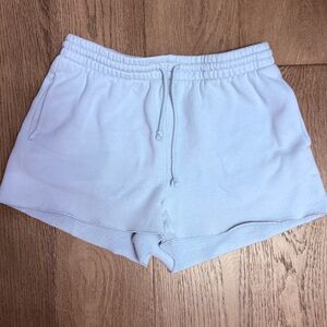 Aritzia TNA Cozy Fleece Boyfriend Fleece Shorts Sz L